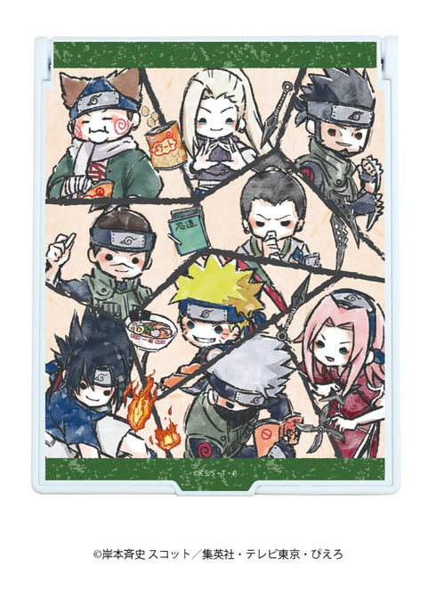 『NARUTO-ナルト-』デカキャラミラー 01/ 第七班&第十班&イルカ (グラフアート)